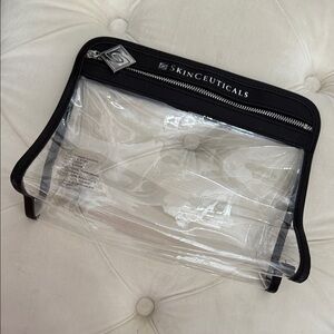Skinceuticals Black and Clear  toiletry Bag